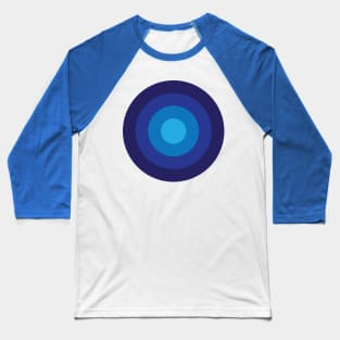 Target Blue Gradient Baseball T-Shirt